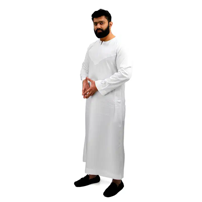Omani White Thobe 0017-7 image 0