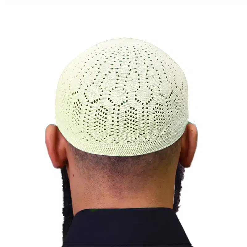 Men's Cotton Cream Prayer Hat image 0