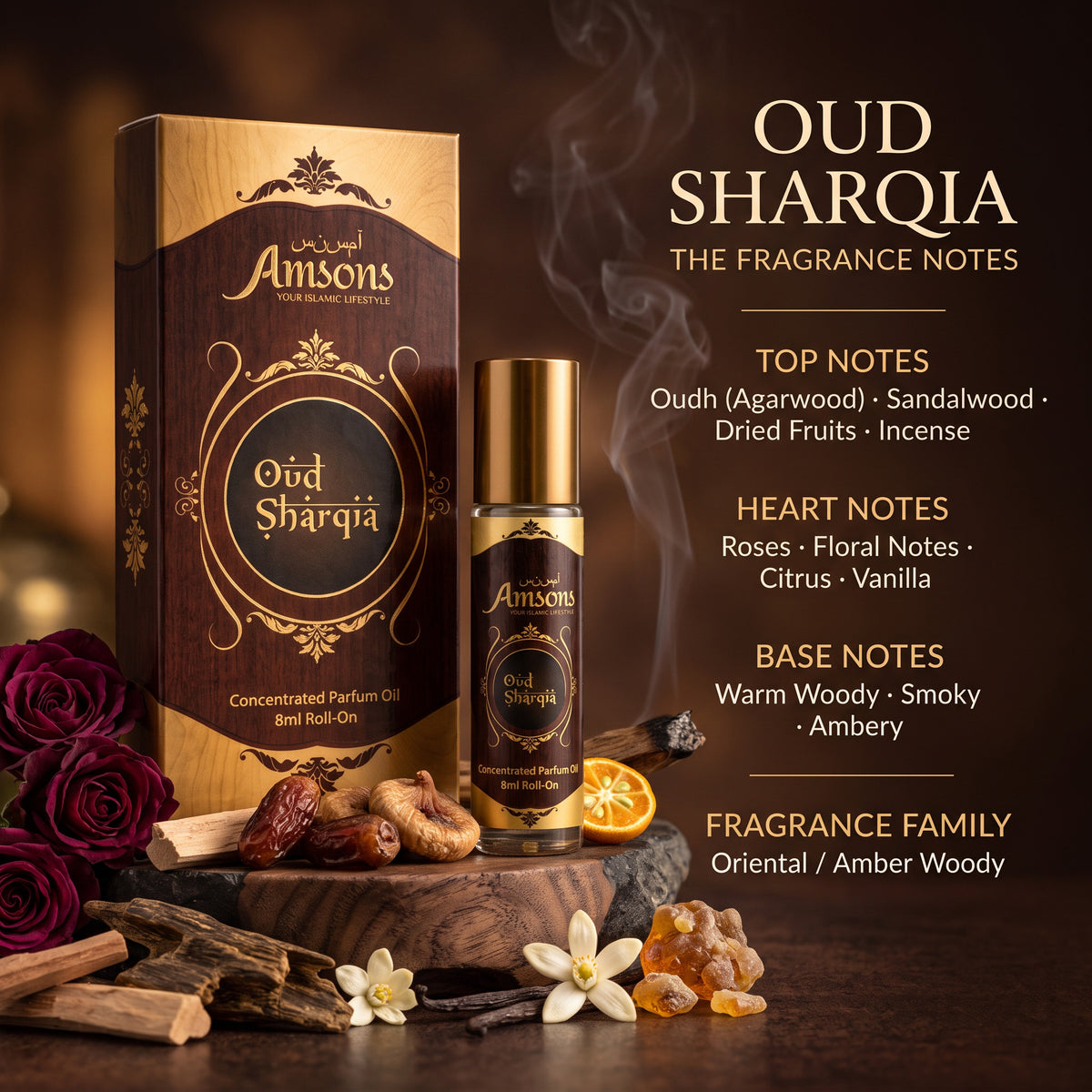 Oud Sharqia 8ml Attar