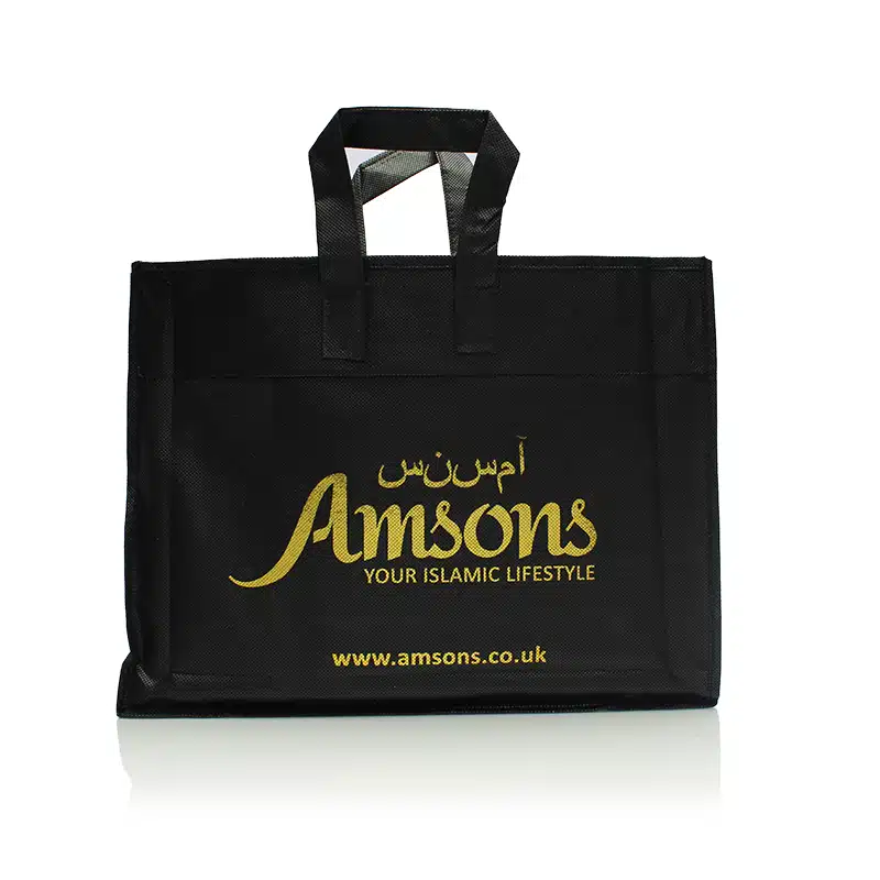Fabric Black Amsons Gift Bag
