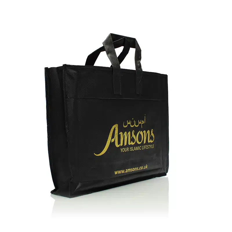 Fabric Black Amsons Gift Bag