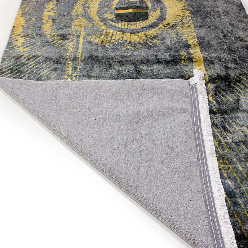 Sina Secc Grey And Gold Prayer Mat image 3