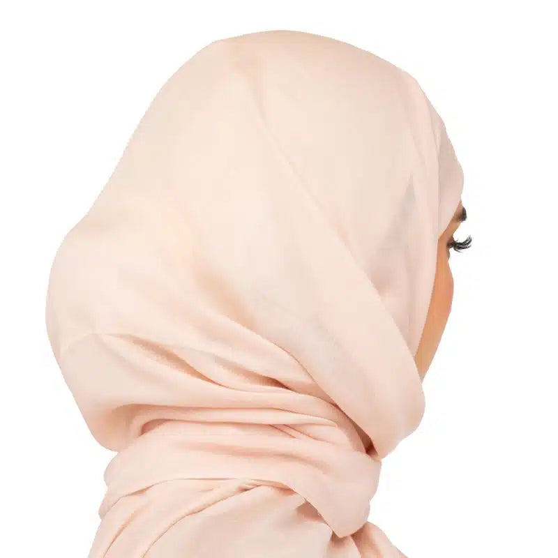Classic Cotton Hijab Light Cream image 2