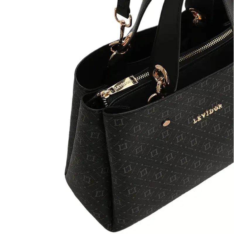 Women's Black Shoulder Designer Hand Bag Ref 93007