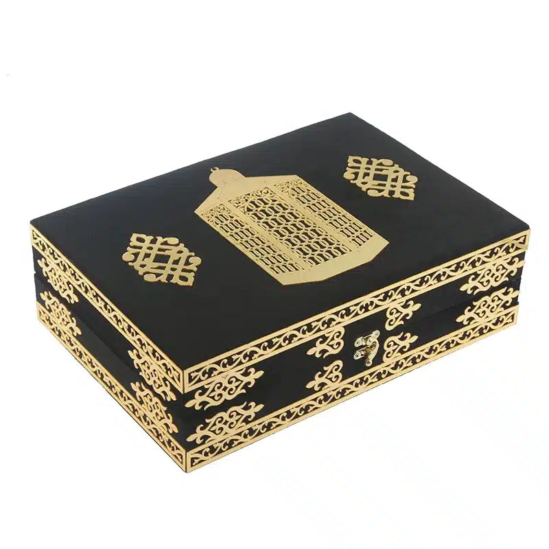 Black and Gold Platinum Quran Gift Set