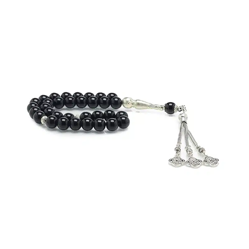 Black Marble 33 Beaded Tasbih