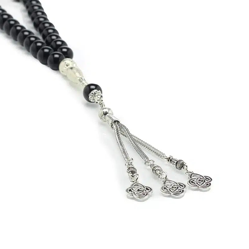 Black Marble 33 Beaded Tasbih
