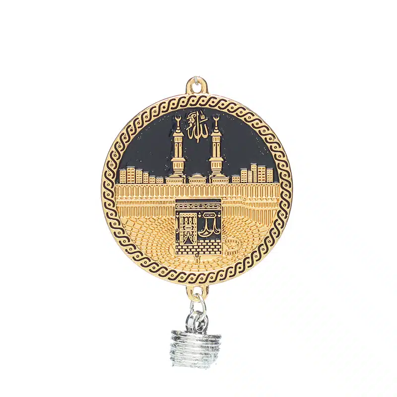 Pearl Gold Makkah & Madinah Car Hanger