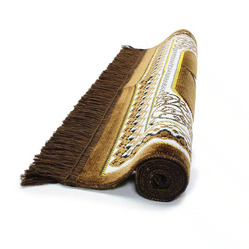 Teenager SP90 Brown & Gold Bordered Prayer Mat
