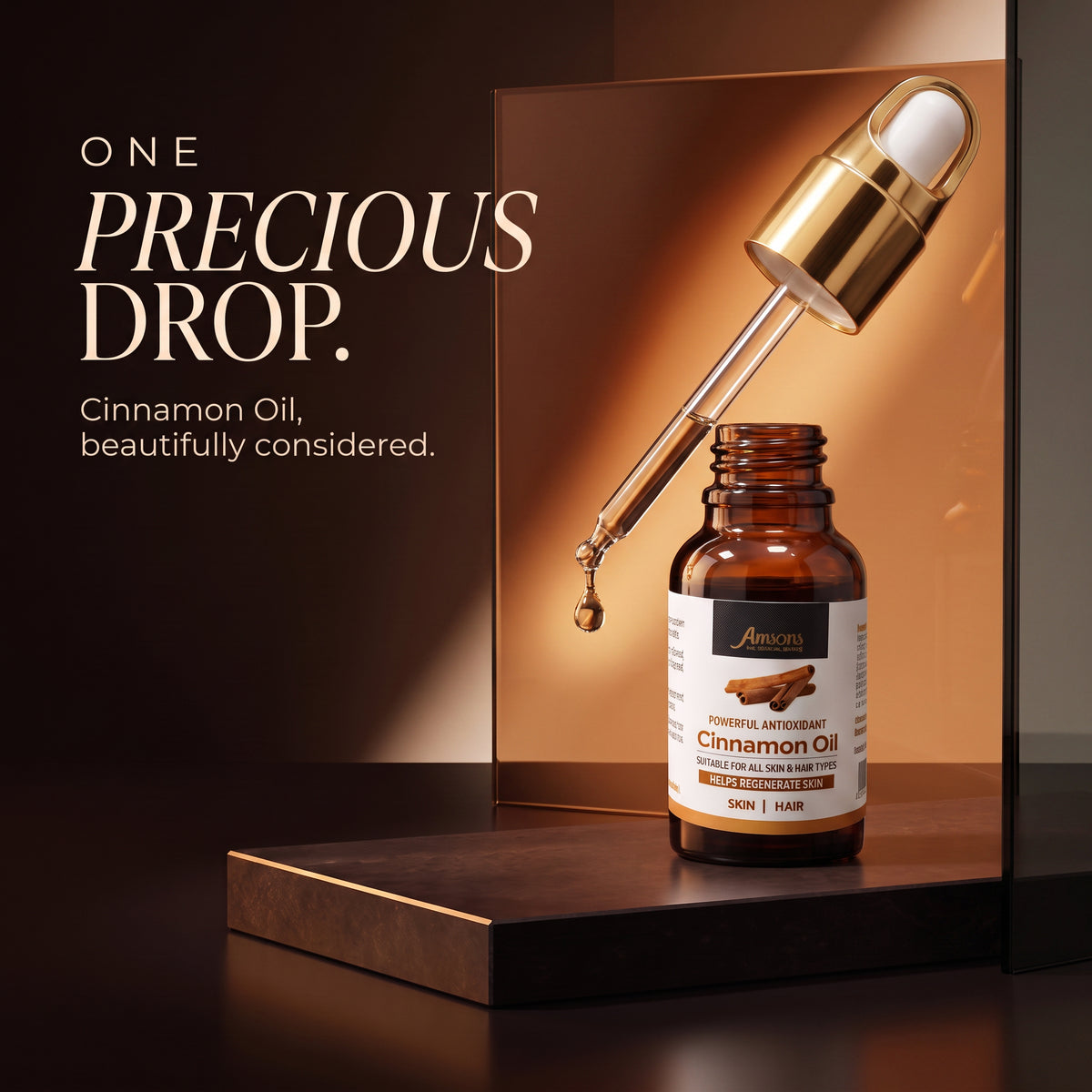 Amsons Cinnamon Oil for Skin/Hair care 15ml