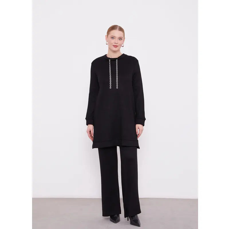 Black Cashmere Co-Ord Set