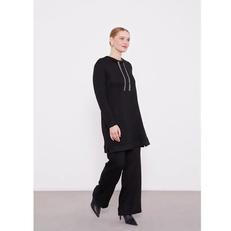 Black Cashmere Co-Ord Set