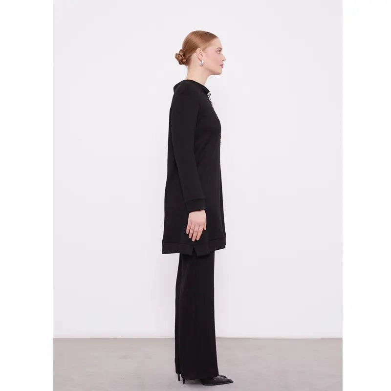 Black Cashmere Co-Ord Set