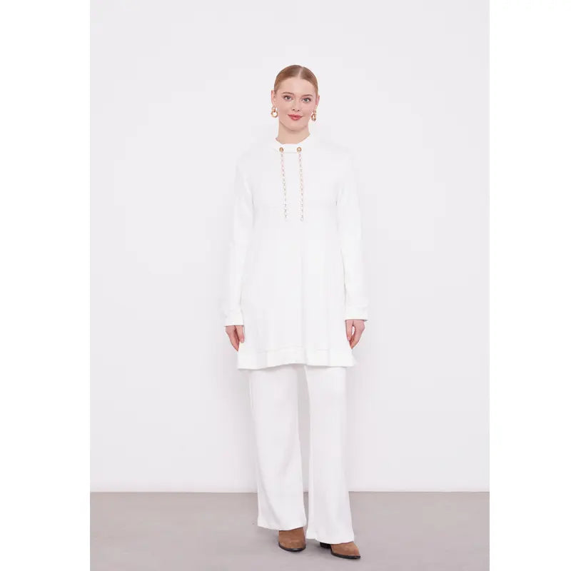 White Cashmere Co-Ord Set