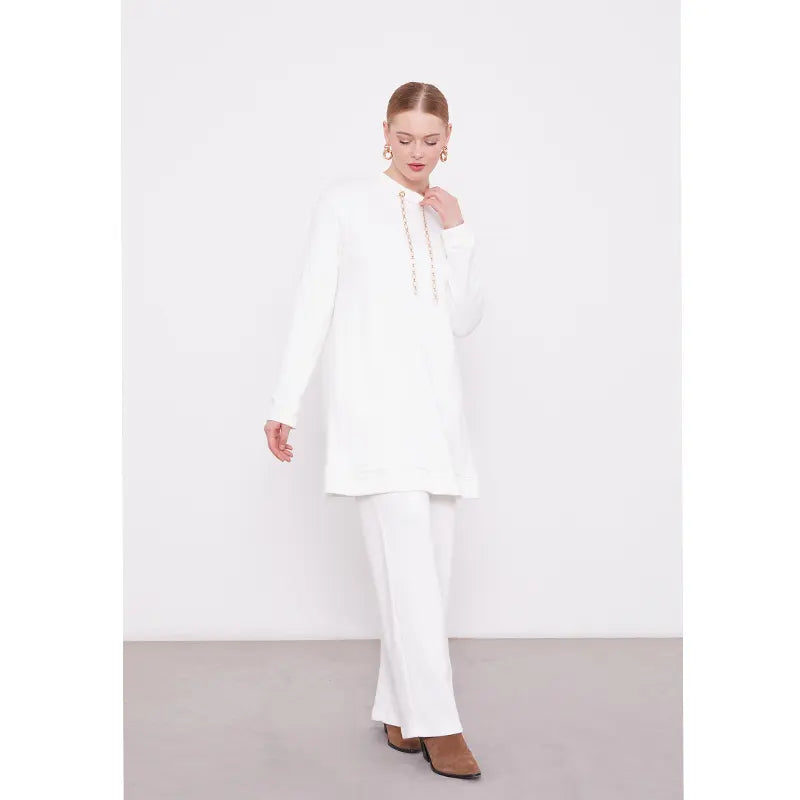 White Cashmere Co-Ord Set