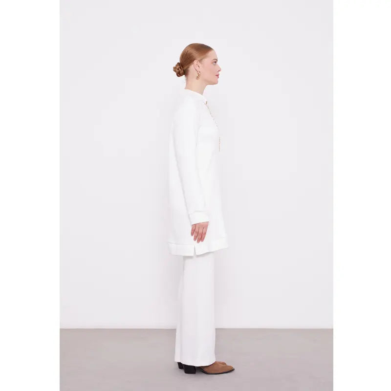 White Cashmere Co-Ord Set