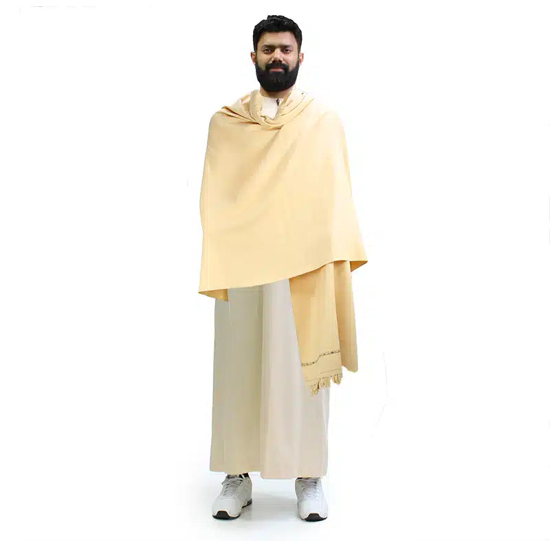 Men's Premium Cream Shawl