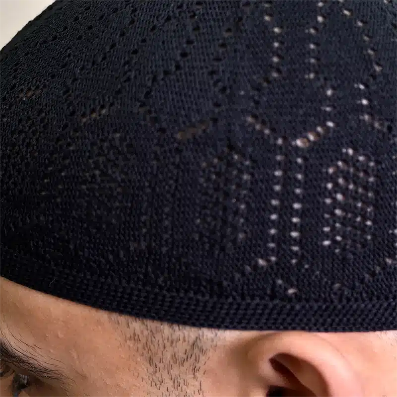 Men's Cotton Black Prayer Hat image 1
