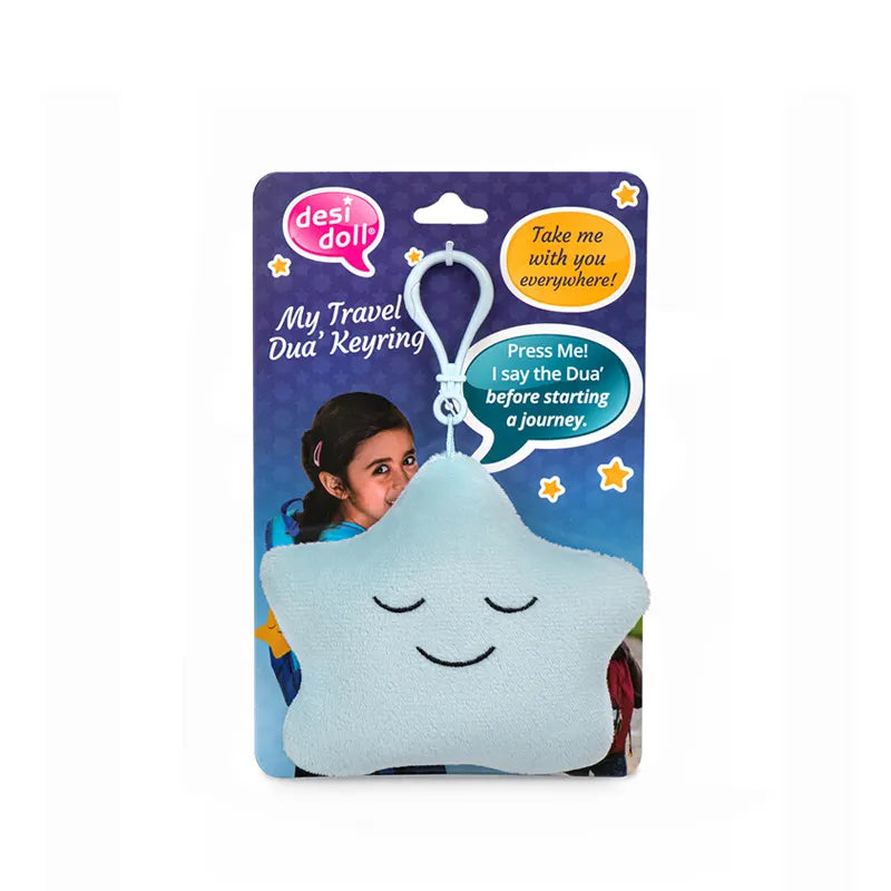 My Travel Dua' Keyring Blue