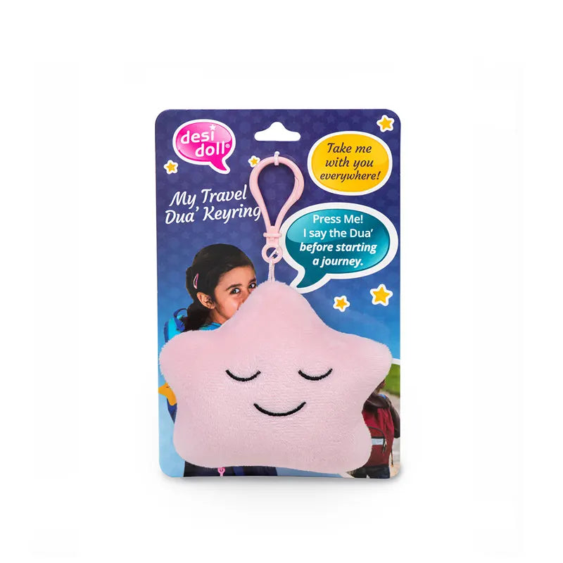 My Travel Dua' Keyring Pink