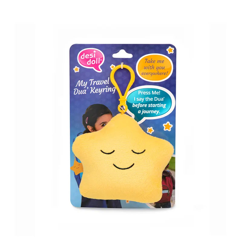 My Travel Dua' Keyring Yellow