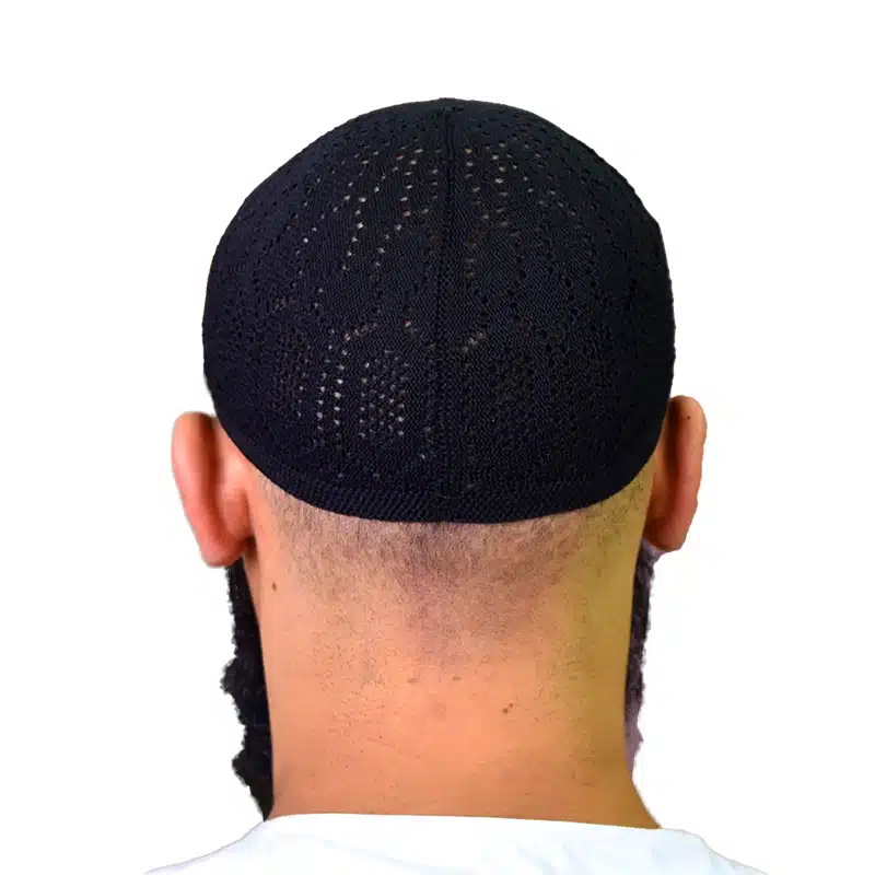 Men's Cotton Black Prayer Hat image 0