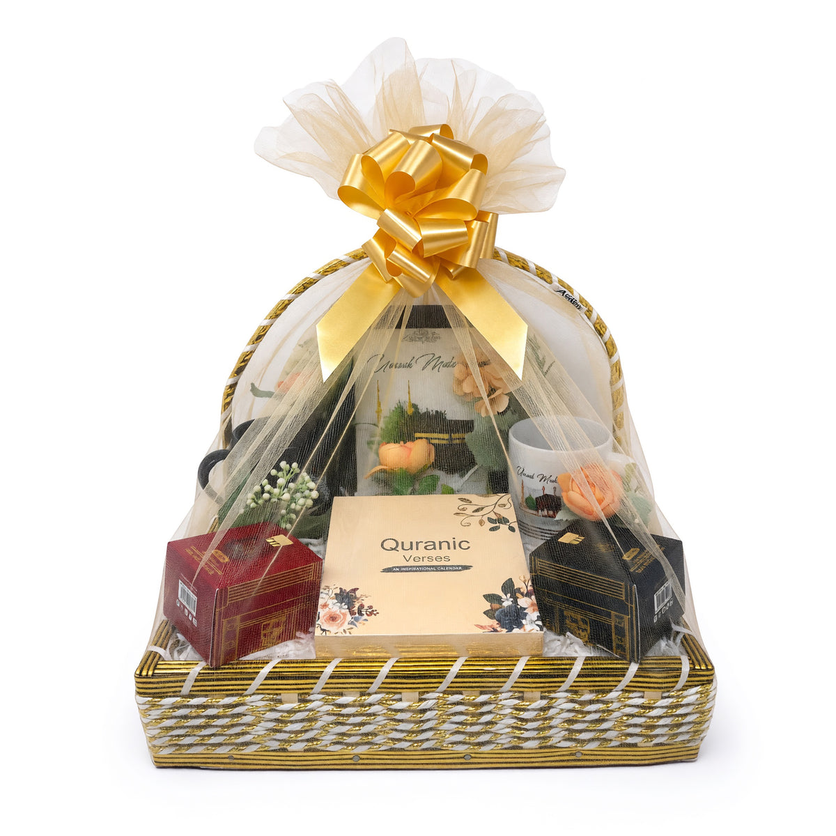 Gold Umrah Mubarak Gift Hamper