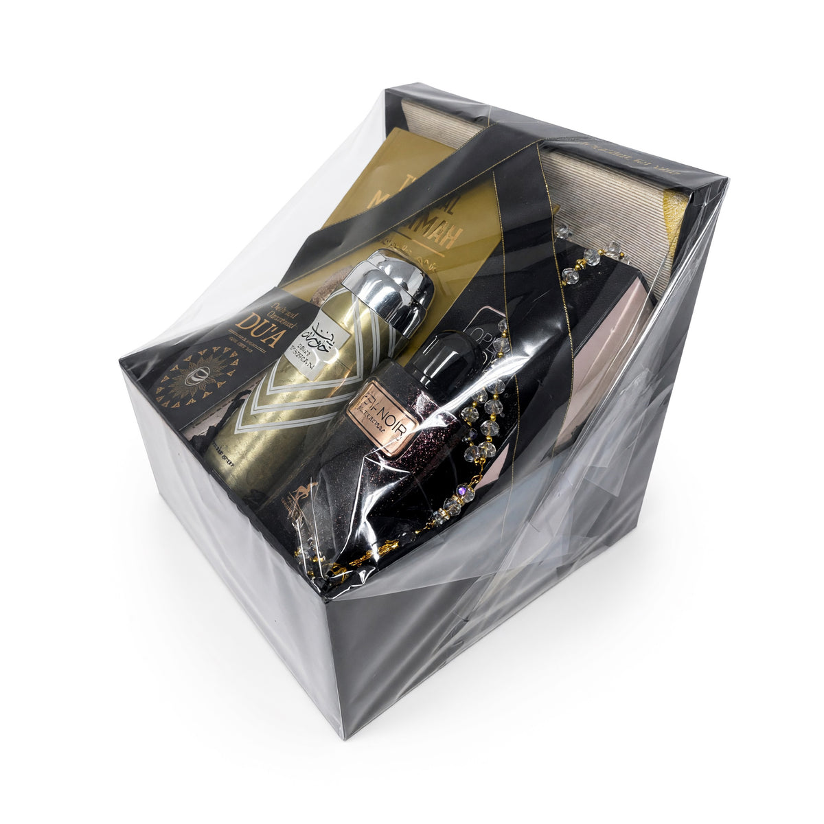 Womens Black & Gold Islamic Gift Hamper