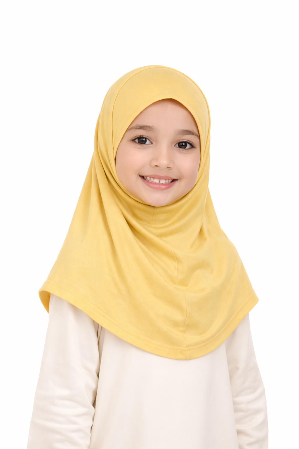 Gold Girls Hijab - Medium Size