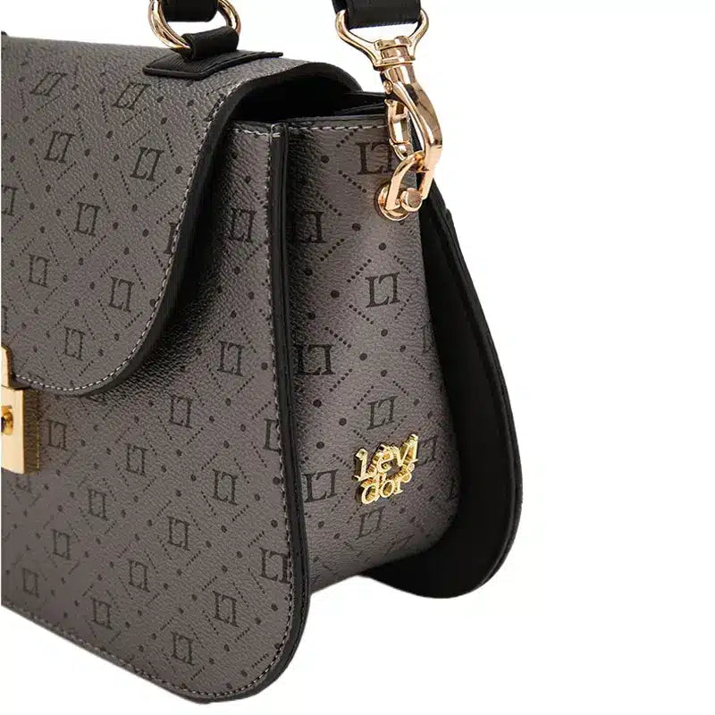 Women's Grey Top Handle Designer Hand Bag Ref 930006