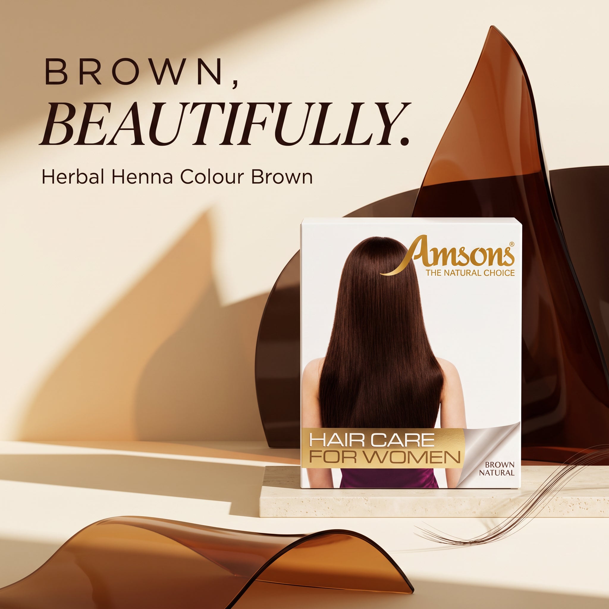 Henna Hair Colour Brown for Women 100g