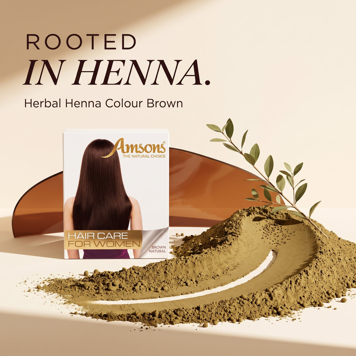 Henna Hair Colour Brown for Women 100g