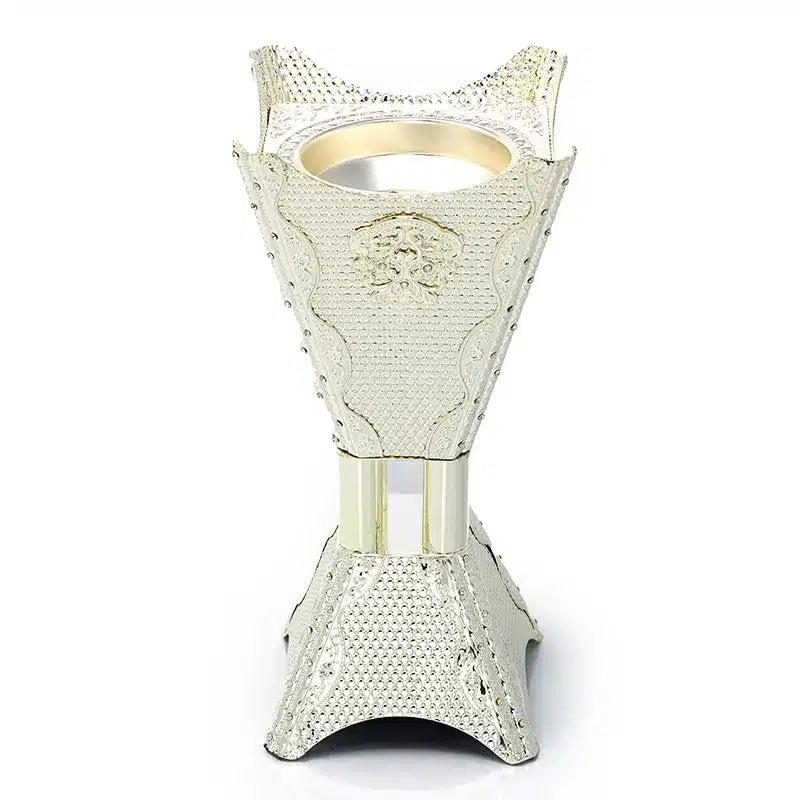 Larged Studded Silver Bukhoor Burner AM00872