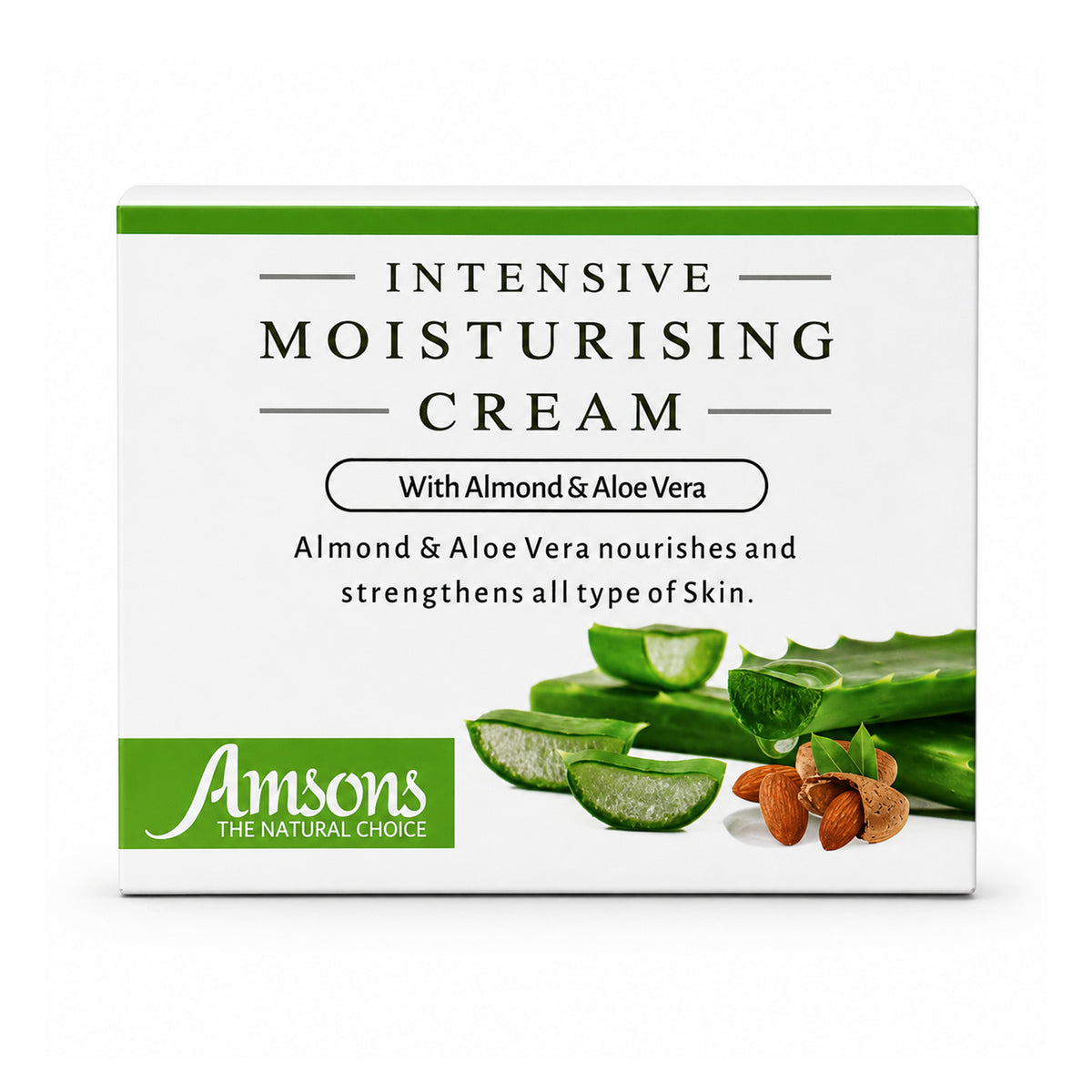 Intensive Moisturising Cream with Almond and Aloe Vera 50g