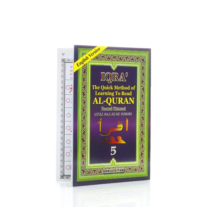 Iqra Book The Quick Method Of Learning To Read Al-Quran