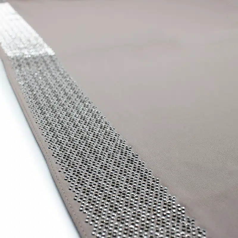 Detail Beaded Madinah Camel Chiffon Hijab