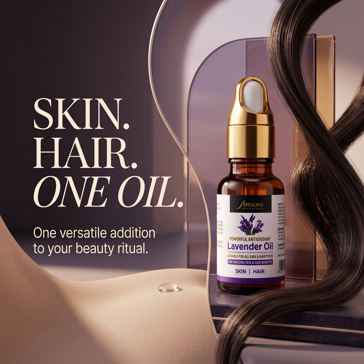 Lavender Oil for Hair and Skin