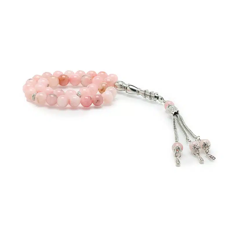 Light Pink Marble 33 Bead Tasbih