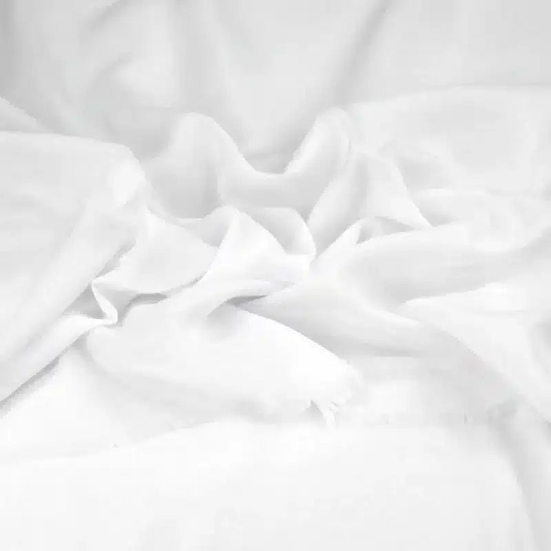 Maxi White Cotton Hijab