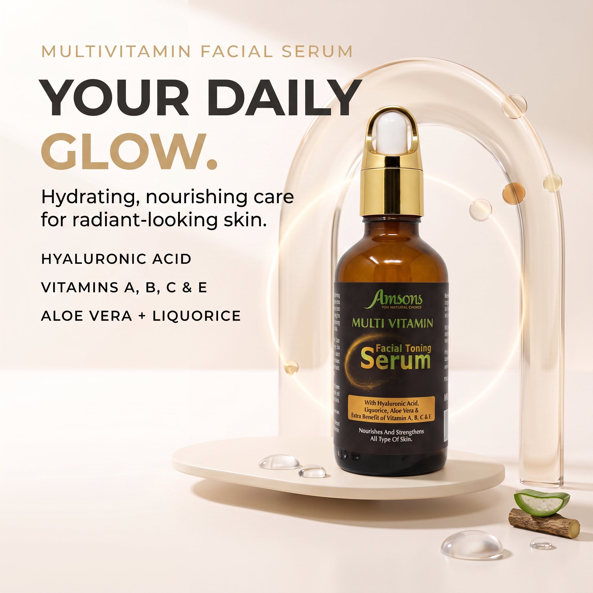 Multi Vitamin Facial Toning Serum