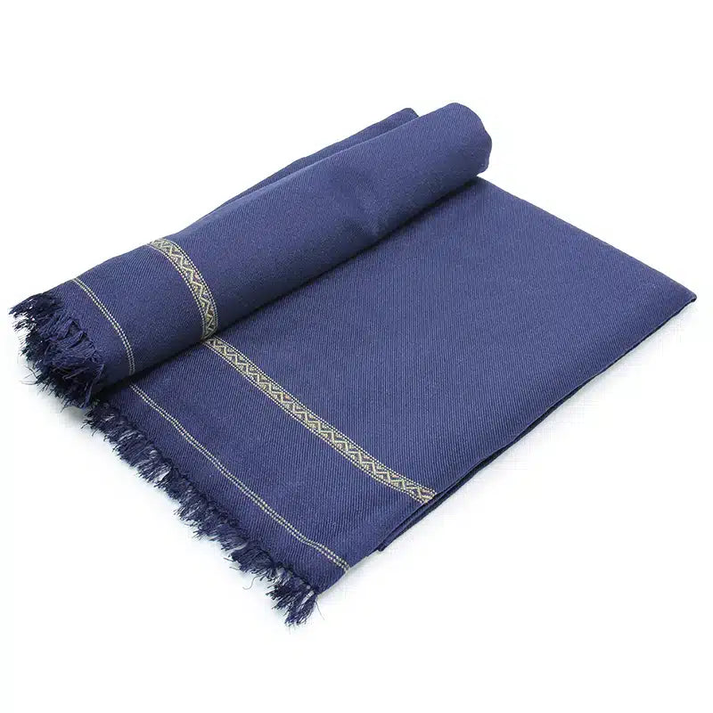 Men's Premium Navy Shawl