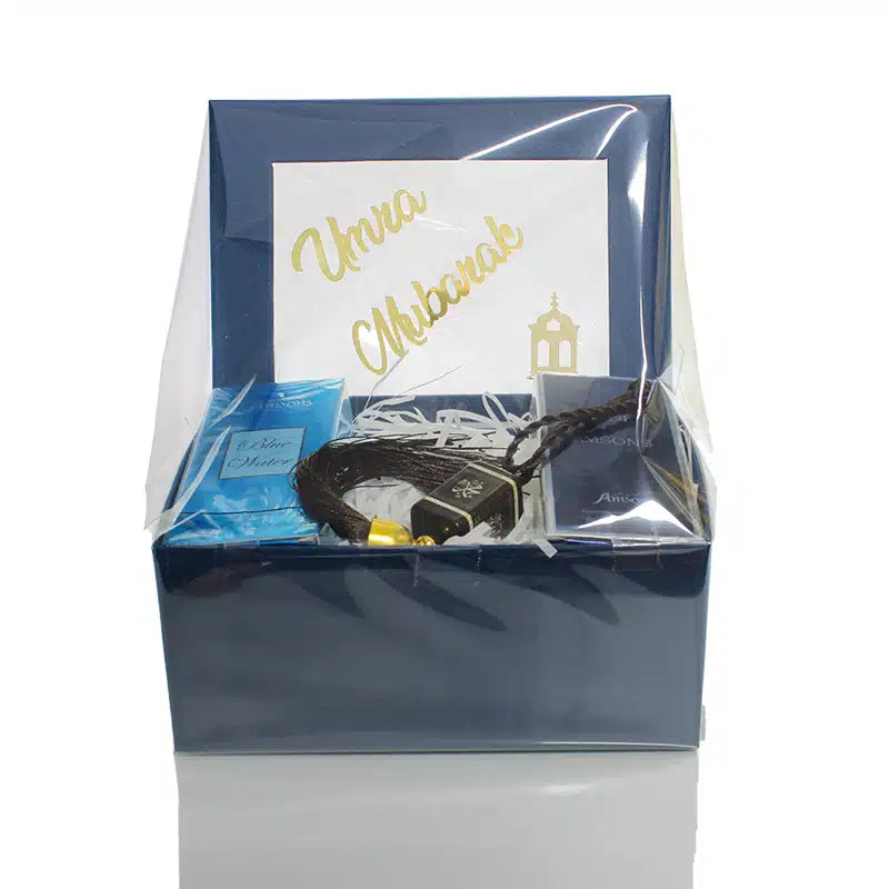 Navy Umrah Mubarak Gift Hamper