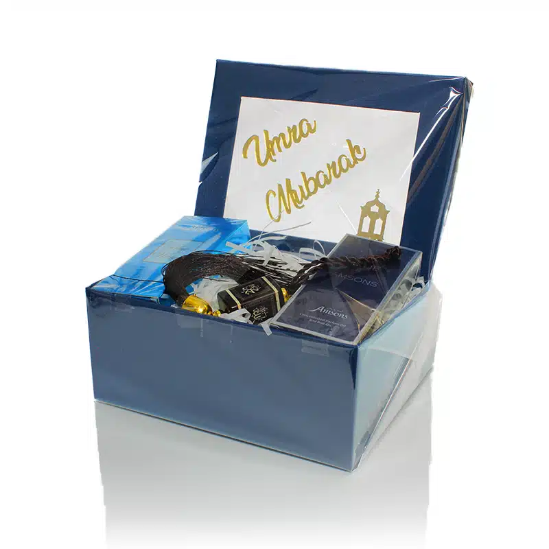 Navy Umrah Mubarak Gift Hamper