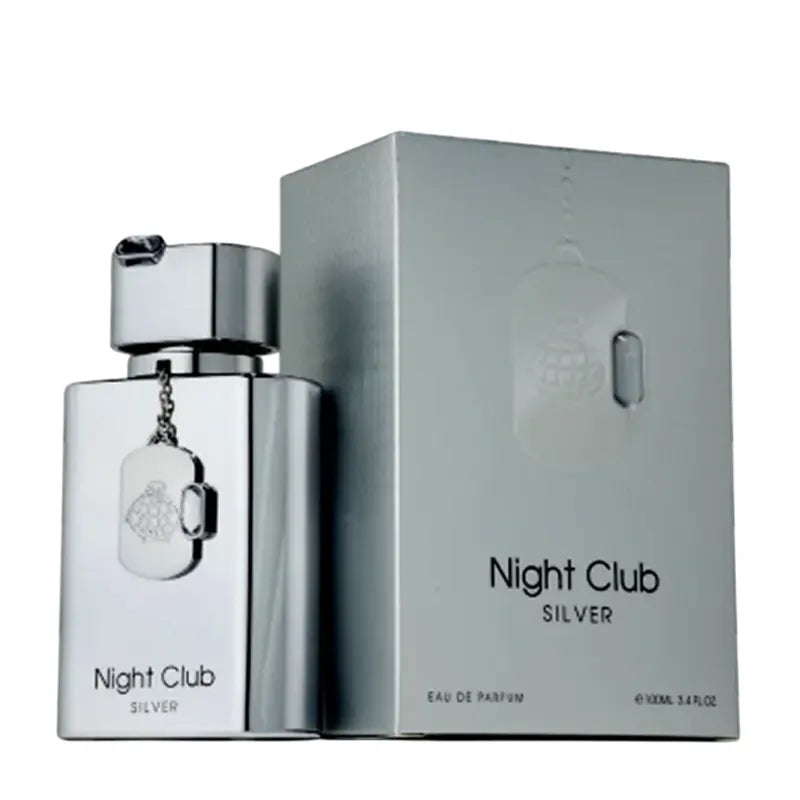 Eau de Parfum Night Club Silver by Fragrance World, Men, 100 ml