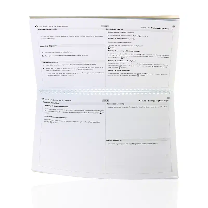 Safar Teacher's Guide For Islamic Studies 6