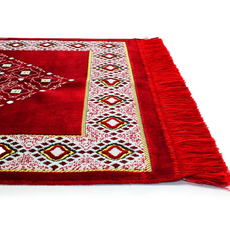 Teenager SP90 Red Bordered Prayer Mat