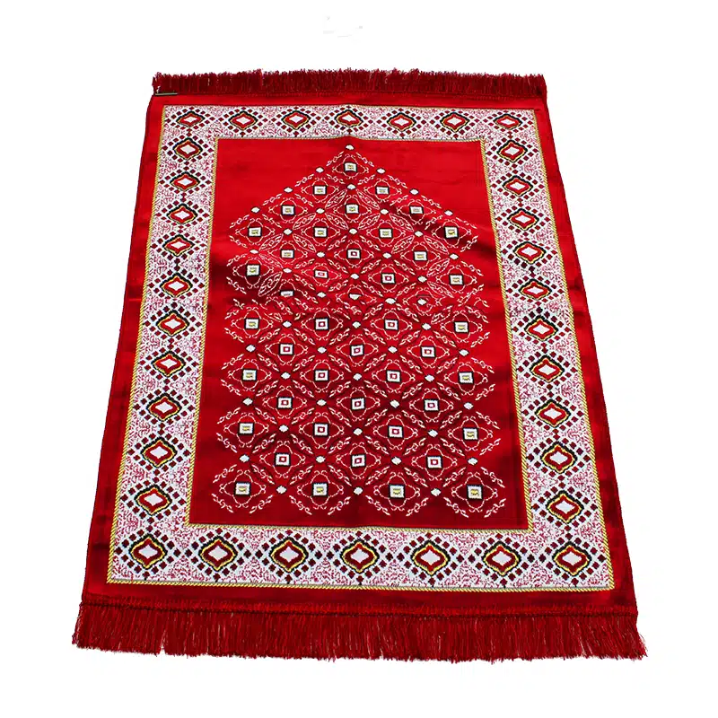 Teenager SP90 Red Bordered Prayer Mat