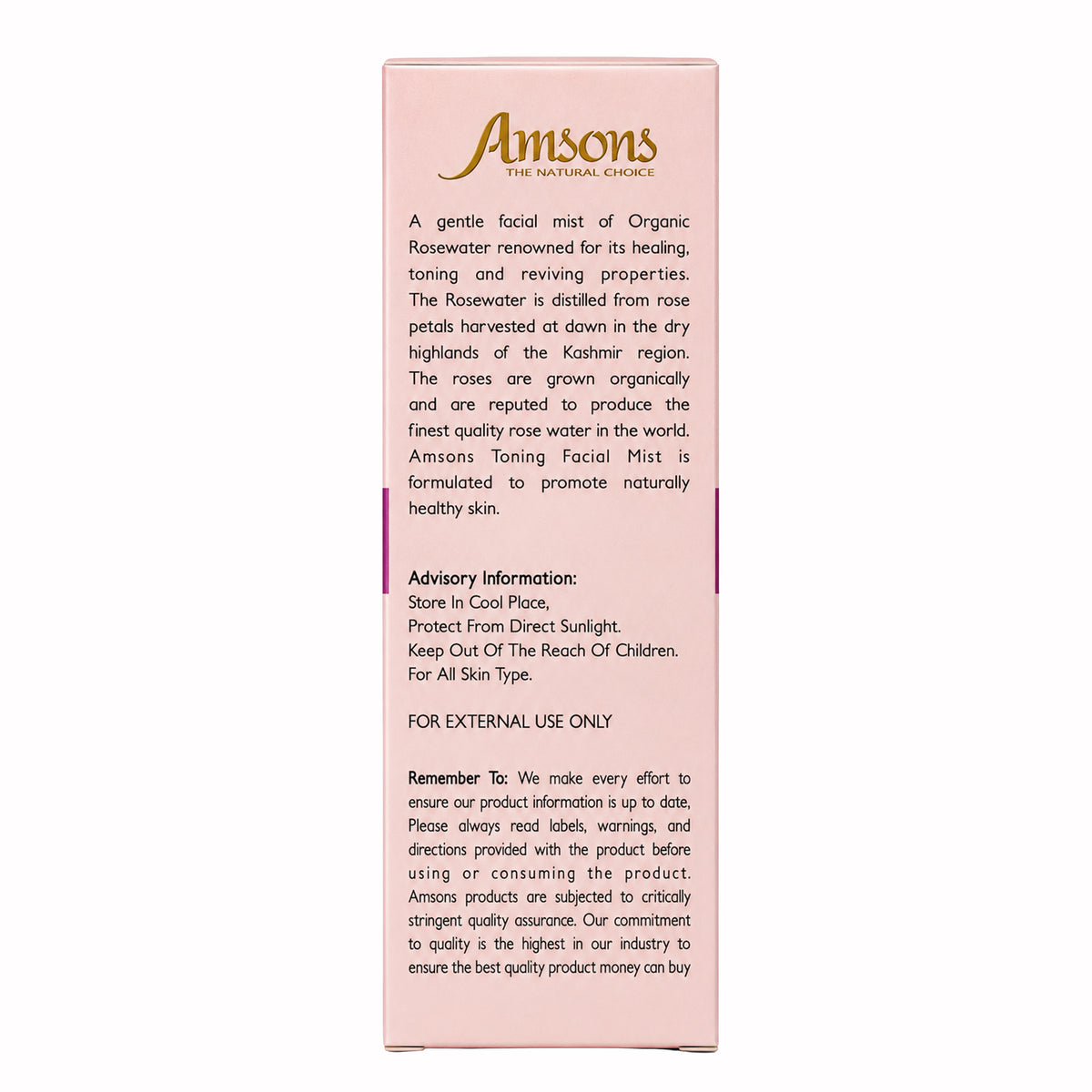 Rose Water Toning Facial Mist 100ml