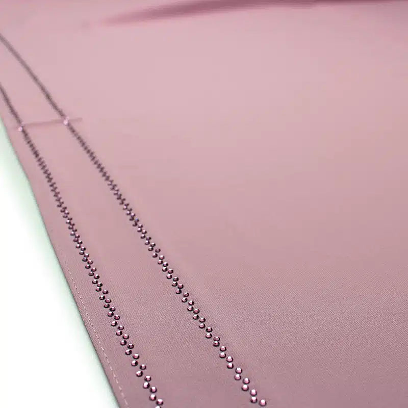 Beaded Medina Salmon Silk Hijab