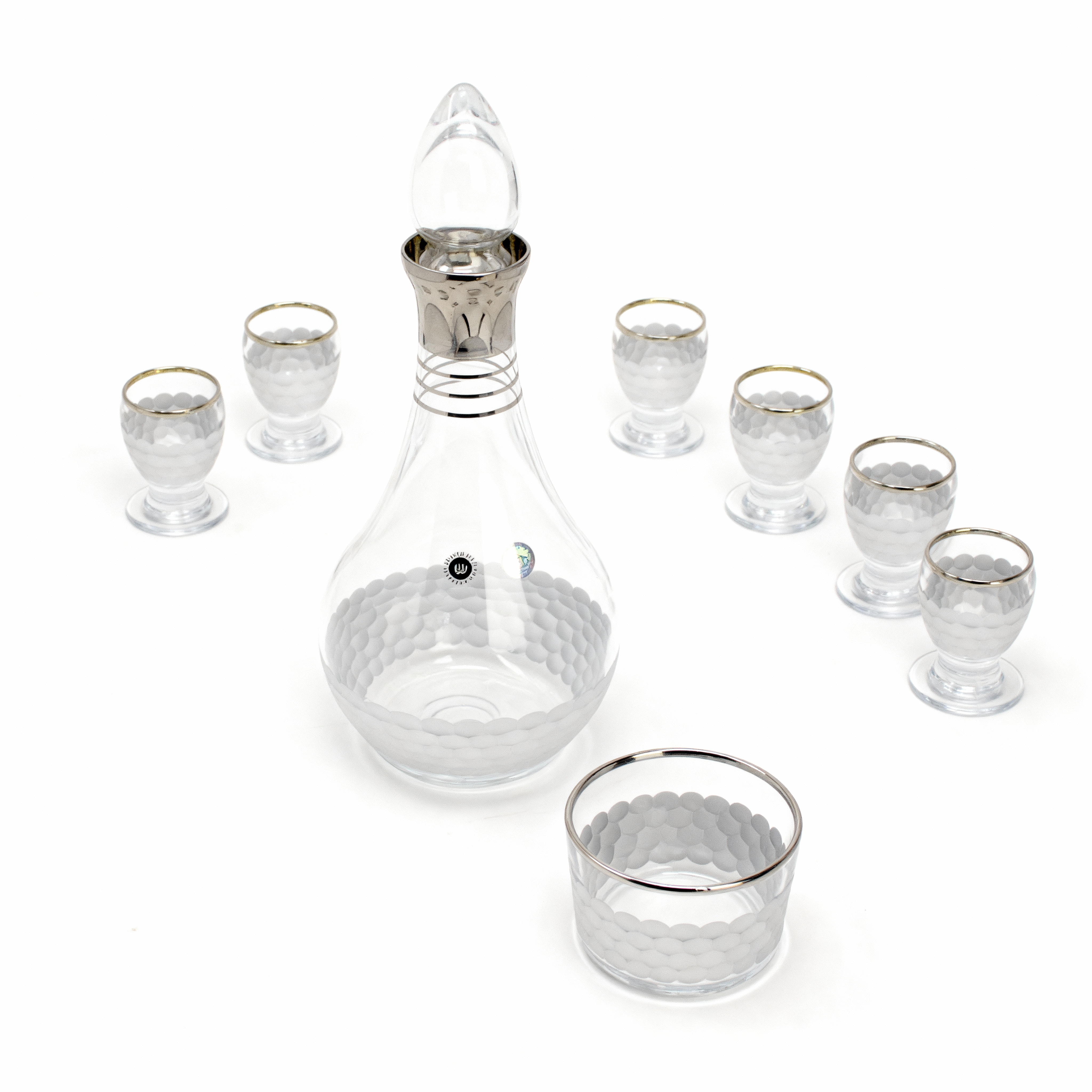 Silver Honeycomb Zamzam Set – 8 Piece 8104